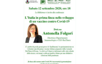 Incontro con ANTONELLA FOLGORI: il vaccino contro Covid-19
