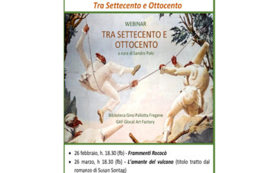 Racconti d’arte sulla pagina facebook della Biblioteca! www.facebook.com/bibliofregene
