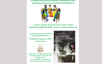 Gruppo di Lettura: 28 maggio, ore 18
