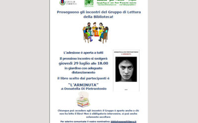 3°Incontro del Gruppo di Lettura