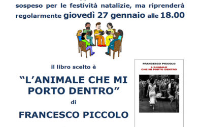 Gruppo di Lettura: 27 gennaio 2022, ore 18