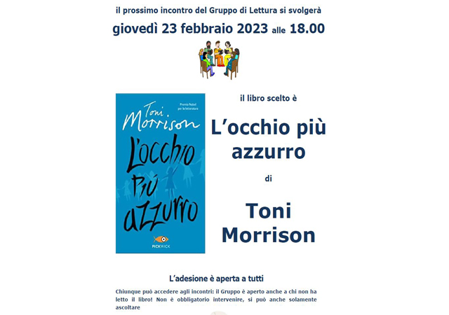Gruppo di Lettura: “L’occhio più azzurro” di Toni Morrison