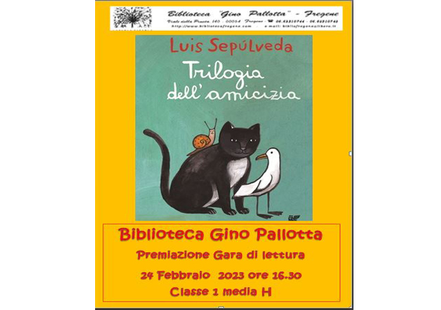 Premiazione di Gara di Lettura, Classe 1 Media H, Istituto Comprensivo Fregene-Maccarese