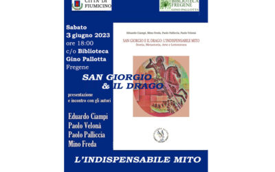 San Giorgio e il Drago, sabato 3 giugno, ore 18, con Eduardo Ciampi, Mino Freda, Paolo Pallicia, Paolo Velona’.
