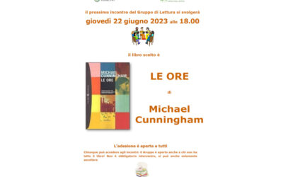Le Ore, di Michael Cunningham per il Gruppo di Lettura di giovedì 22 giugno, ore 18