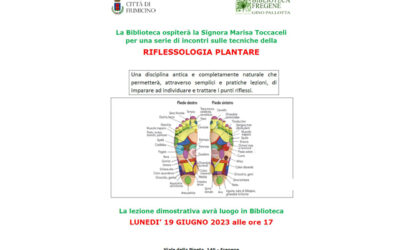 Riflessologia Plantare: lezione dimostrativa 19 giugno, ore 17