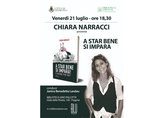“A star bene si impara” con Chiara Narracci e Janina Benedetta Landau, venerdì 21, ore 18,30