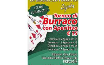 Tornei di Burraco in Biblioteca