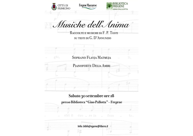 Musiche dell’Anima: Pianoforte, Delia Amiri; Soprano Flavja Matmuja