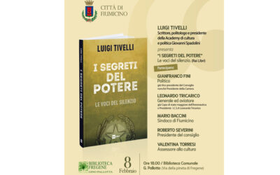 “I segreti del potere” di Luigi Tivelli, giovedì 8 febbraio, alle ore 18