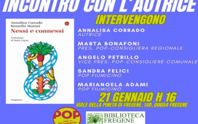 “Nessi e connessi” di Annalisa Corrado e Rossella Muroni, 21 gennaio, ore 16