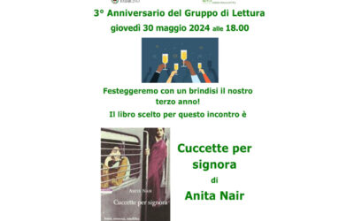 Gruppo di Lettura: “Cuccette per signora” di Anita Nair, 30 maggio, ore 18