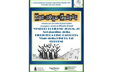 Gospel in Biblioteca, venerdì 14 giugno ore 21