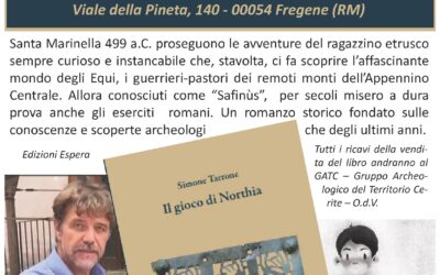16 novembre 2024 Flavio Enei presenta il libro di Simone Tarrone”Il gioco di Northia”