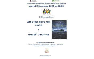 Gruppo di Lettura: “Zuleika apre gli occhi”, 30 gennaio 2025, ore 18