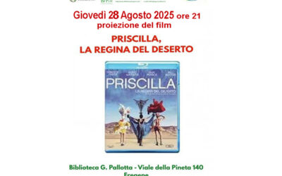 “Priscilla, la regina del deserto” giovedì 28 giugno, ore 21