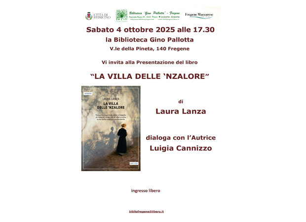 “La villa dlle ‘Nzalore” di Laura Lanza, con Luigia Cannizzo, sabato 4 ottobre, ore 17,30